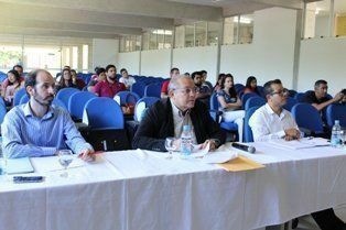 Banca avaliadora e público participam de momento importante na história do PPG.